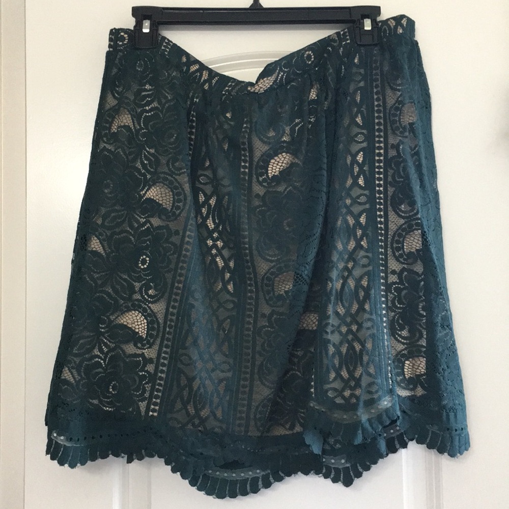 Xhilaration lace mini skirt